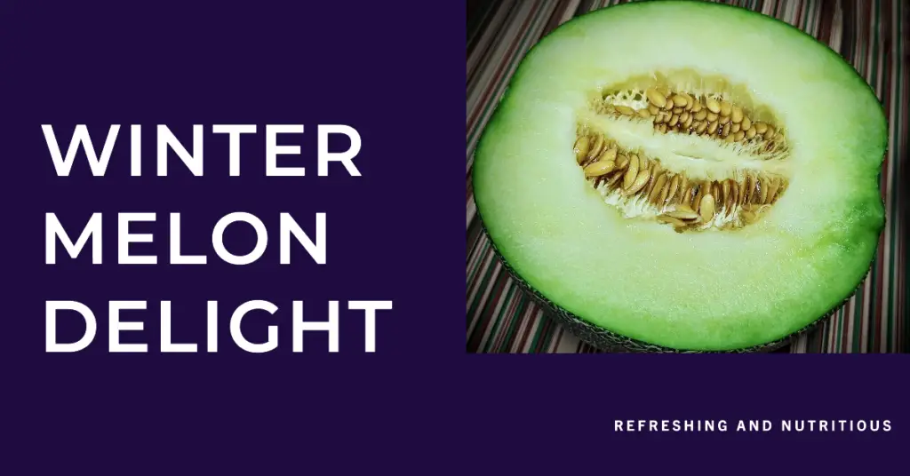 Health Benefits Winter Melon