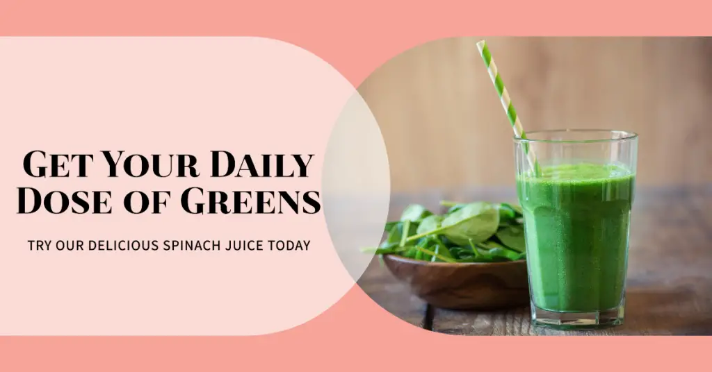 Spinach is a leafy green vegetable that is packed with nutrients. It is a good source of vitamins A, C, and K, as well as fiber and antioxidants.