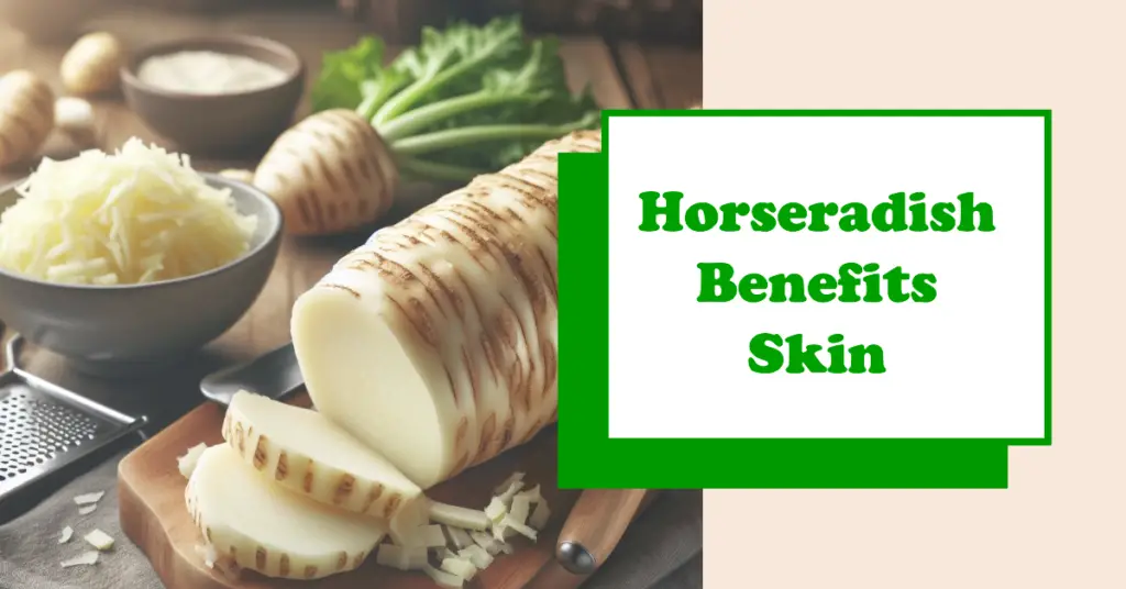 Horseradish is a root vegetable that is known for its sharp, pungent flavor. It is a popular condiment in many cuisines, but it also has a number of potential health benefits, including benefits for the skin.